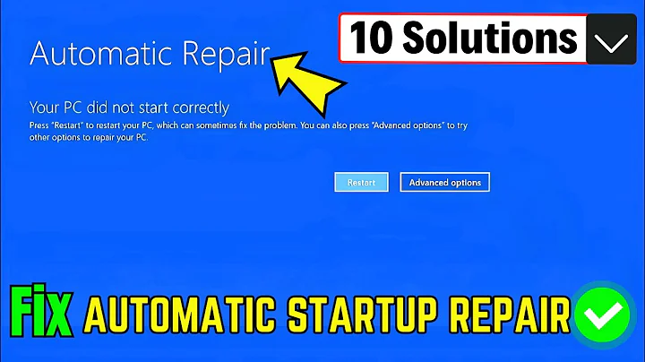 How To Fix Automatic Repair Couldn't Repair Your PC In Windows 10/11 (Automatic Repair Loop)