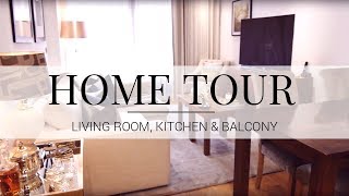 HOME TOUR | Living Room, Kitchen & Balcony | JASMINA PURI