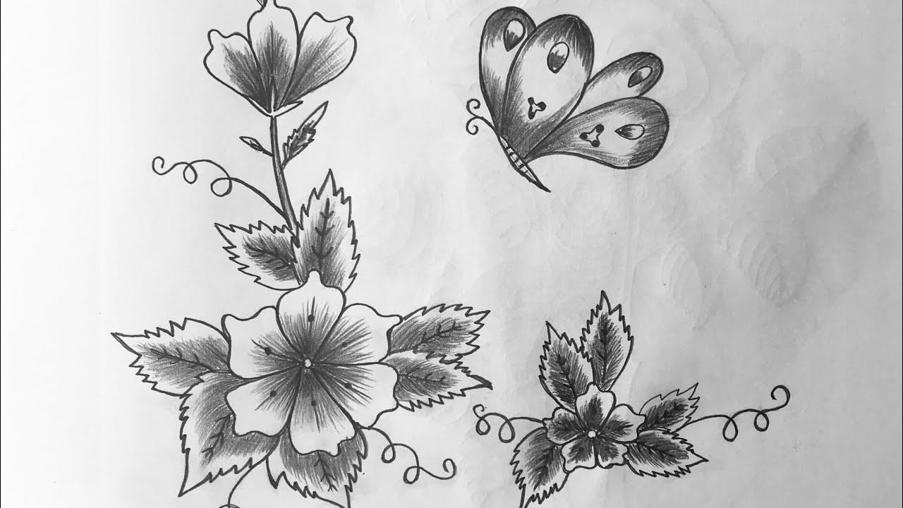 Featured image of post Easy Drawings Of Flowers And Butterflies - See more ideas about drawings, easy flower drawings, easy drawings.