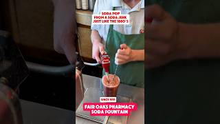 Soda Pop Just Like The 1880’s from a soda jerk #sodapop #fountainsoda #pop #80s