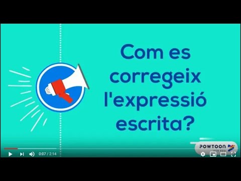 Vídeo: Com Es Corregeix El Text