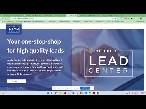 How to use Integrity Lead System AND Ringy Text System (Video 1 of 2)