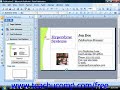 Publisher 2003 Tutorial Opening an Existing Publication Microsoft Training Lesson 2.1