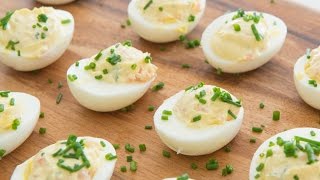 SMOKED SALMON DEVILED EGGS