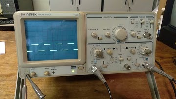 OSCILOSCÓPIO ANALÓGICO GWINSTEK MODELO: GOS-620 DE 20MHZ
