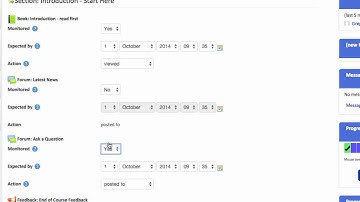 The Moodle Progress bar