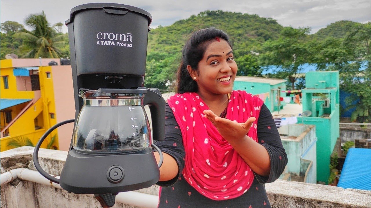 Best & Cheap Coffee maker for home Croma Coffee Maker Unboxing & Demo