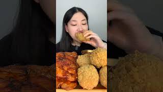 ASMR AYAM BAKAR GORENGAN MAYO  #mukbang