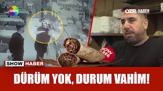 Dürümü müşteri değil kurye yedi!