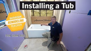 How to Install a Bathtub | Deep Soaker | American Standard Studio