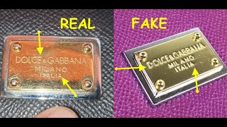 How to spot orginal Dolce Gabbana Sicily bag. Real vs fake D&G Sicily tote bag