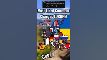 Most Liked Comment Changes Europe! Part 4! #mapping #mapper #europe