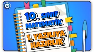 10 Sınıf Matematik 1 Dönem 1 Yazılıya Hazırlık Rehber Matemati̇k