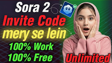 Free Sora 2 Invite code 100% Working || Sora2 Invite code problem solved || mugh se lein invite code