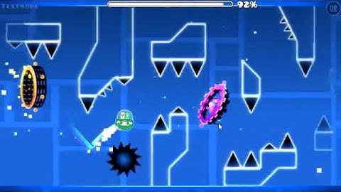 My part in a layout collab [Geometry Dash 2.11] [Kentakiman]