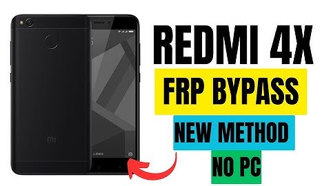 Redmi 4/4X Google Account/FRP Bypass Without PC | New updated method| MIUI 11