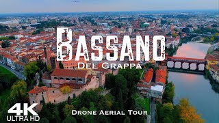 BASSANO DEL GRAPPA 2023 🇮🇹 Drone Aerial 4K | Vicenza Venezia Venice Italy Italia