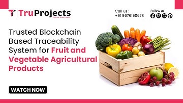 Trusted Blockchain Based Traceability System for Fruit and Vegetable Agricultural Products