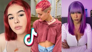 A girl doesn't dye her hair that color - TikTok Compilation