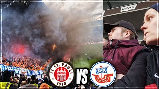 PYRO CHAOS AM MILLERNTOR STADIONVLOG: St Pauli - Hansa Rostock | Nordduell | Stadion Vlog