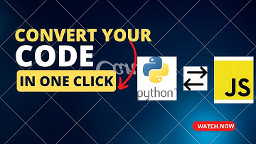 Convert Code inJust One Click | Change your Code in one to another Language| Code Convert AI |#video