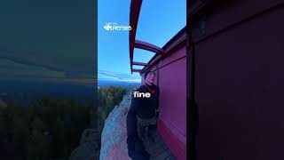 Sunrise in the fire tower with the DJI Osmo 360. Link in bio 👀 #DJIOsmo360 #360Camera