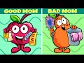 Good Mom VS Bad Mom || Pear Couple