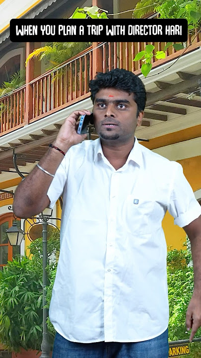 When you plan trip with director Hari #vikkals #comedy