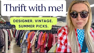 Goodwill Haul | Tips for Thrifting Clothing Without a Fitting Room | Summer Thrifted Finds