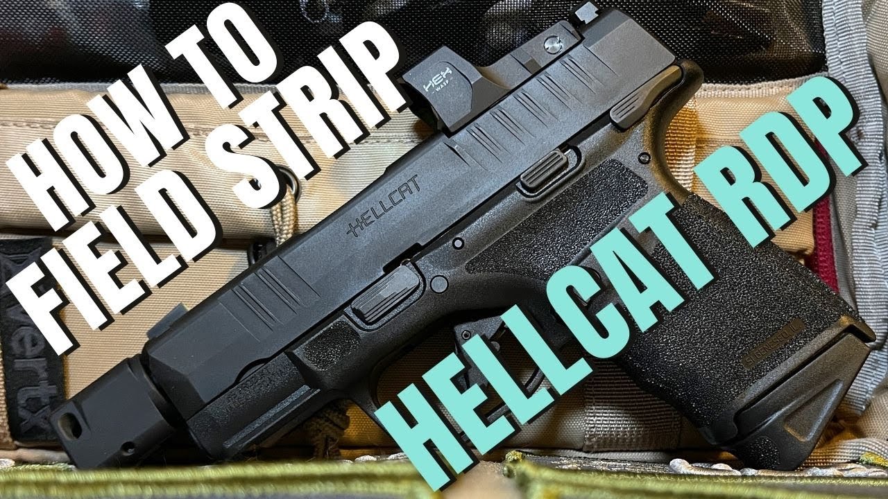 How to Field Strip a Springfield Armory Hellcat RDP - YouTube