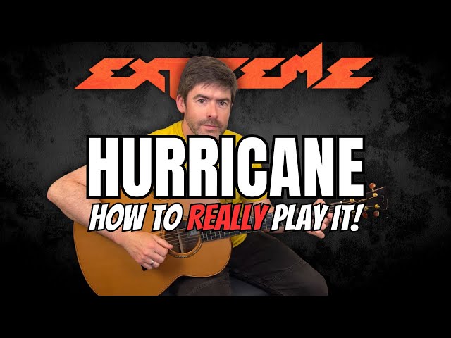 How to Play Hurricane by Extreme (FULL SONG w/TAB) - #MasterThatStrum! #02 class=