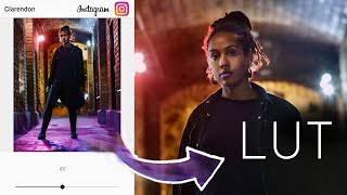 Making an instagram filter into a LUT