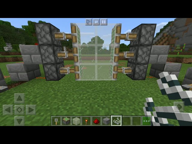 How to Make Techno Gamerz Castle Door In Mcpe! class=