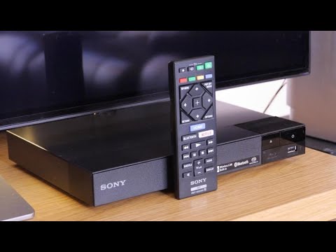 Sony BDP S6700 Blu ray player _ Unboxing and test with old VCD and DVD