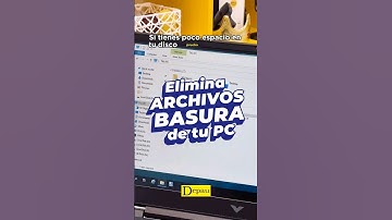 Elimina archivos basura de tu PC🗑💻