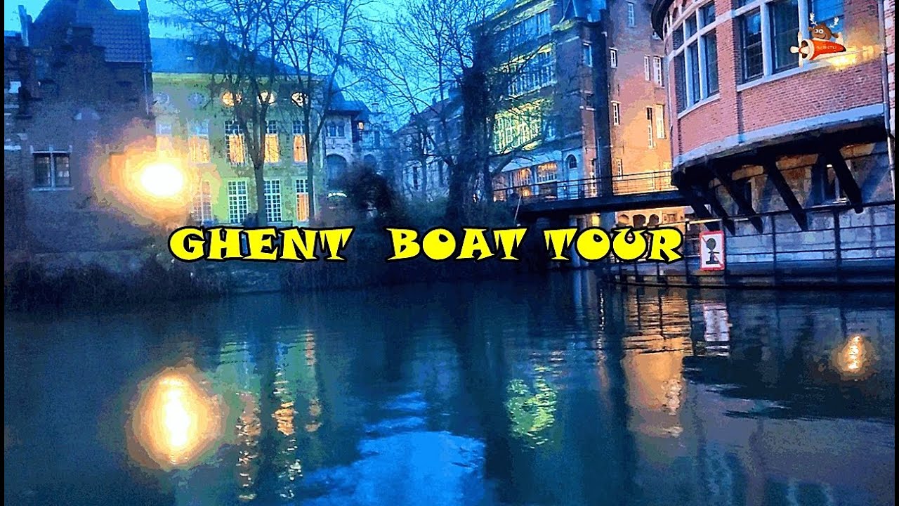 ghent canal boat tour