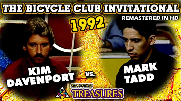 9-BALL KIM DAVENPORT vs MARK TADD - 1992 BICYCLE C...