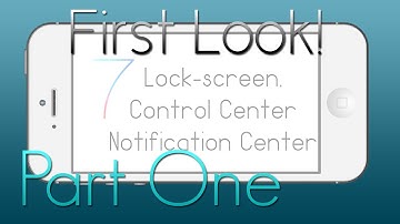 iOS 7 - Tech Tuesdays - iOS 7 Review | Part 1 - Lock-screen, Notification and Control Center!
