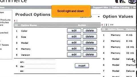 How to setup Product Attributes in osCommerce