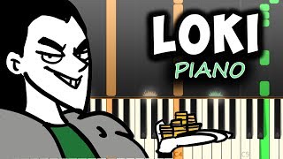 Video thumbnail of "LOKI - Destripando La Historia | PIANO Tutorial / Cover / Instrumental"