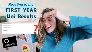 Reacting to my First Year University Results!  Minerva Student 2020.