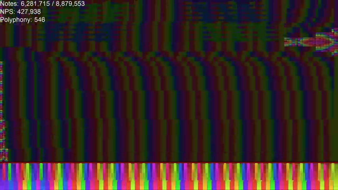 [BLACK MIDI] Anxiety Arpeggios - 8.8 MILLION NOTES!!!