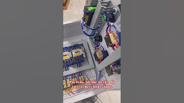 Tủ điều khiển nhiệt độ cài 2 mức khác nhau #techx #dieukhientudong #electrician #automation