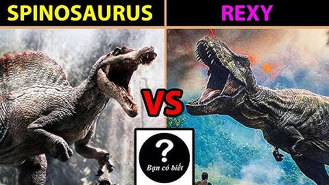 SPINOSAURUS vs REXY, con nào sẽ thắng 113 #ConNaoSeThang #bancobiet