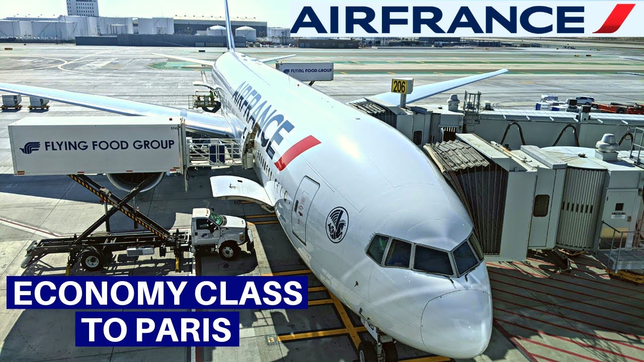 10.5 Hours In Air France 777-300ER Economy Class - Live and