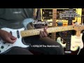 Michael jackson rock with you guitar chords cover  lesson ericblackmonguitar