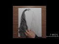 How to Draw Realistic Hair with Techniques for Beginners | Step by Step Timelapse Tutorial | L'oeil