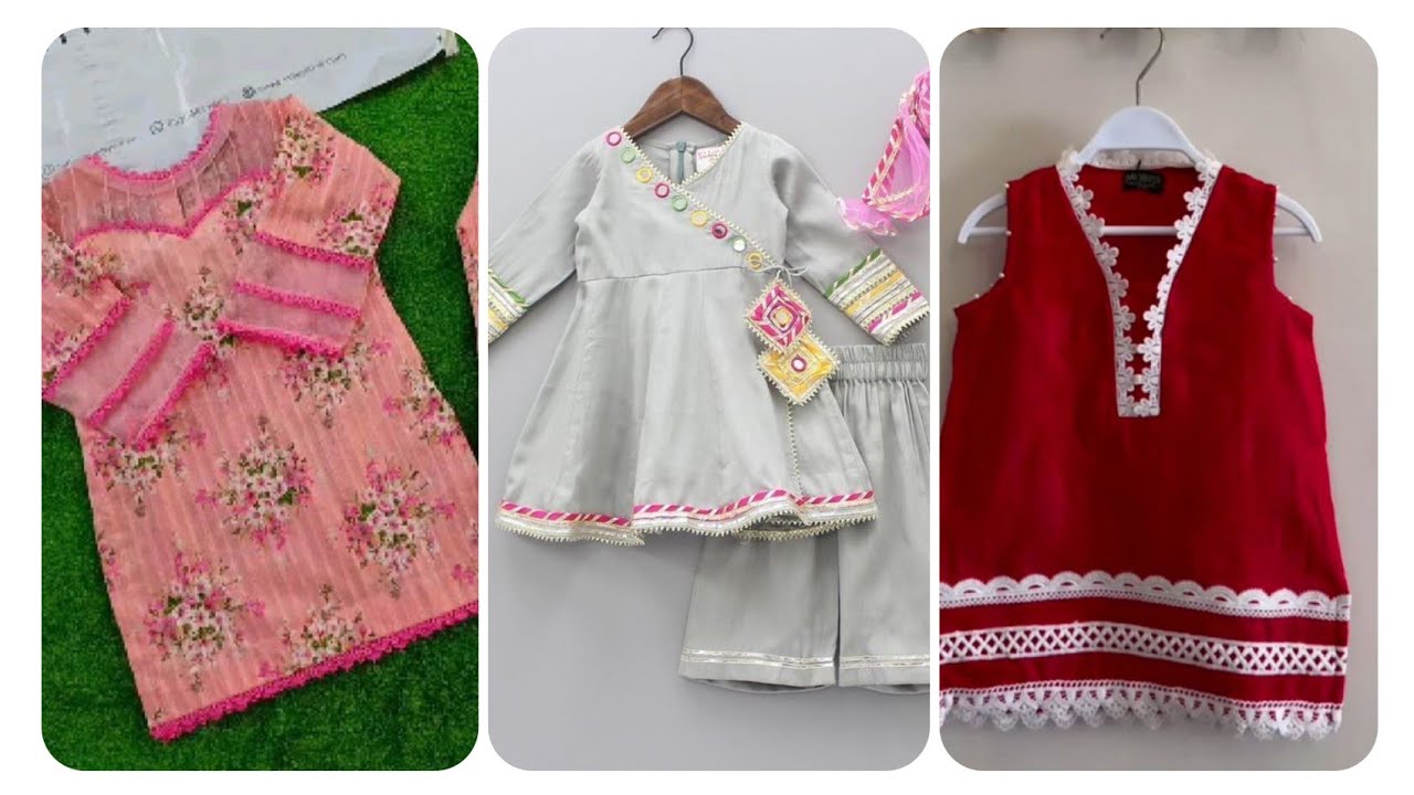 New Little baby girl embroidery designs unique and elegent stylish dresses, 👗 