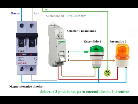 Interruptor de botón selector momentáneo de 3 posiciones con 2NO contactos  selector de reinicio automático de resorte de retorno al centro