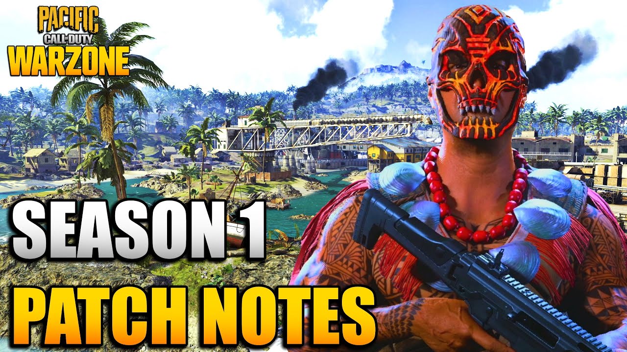 Warzone Pacific Season 1 Patch Notes | Buffs/Nerfs with New Modes, Weapons, Operators, and More!